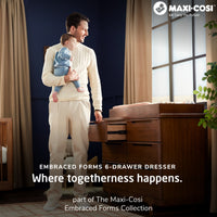 Maxi-Cosi Nursery Embraced Forms 6-Drawer Dresser | PRESALE