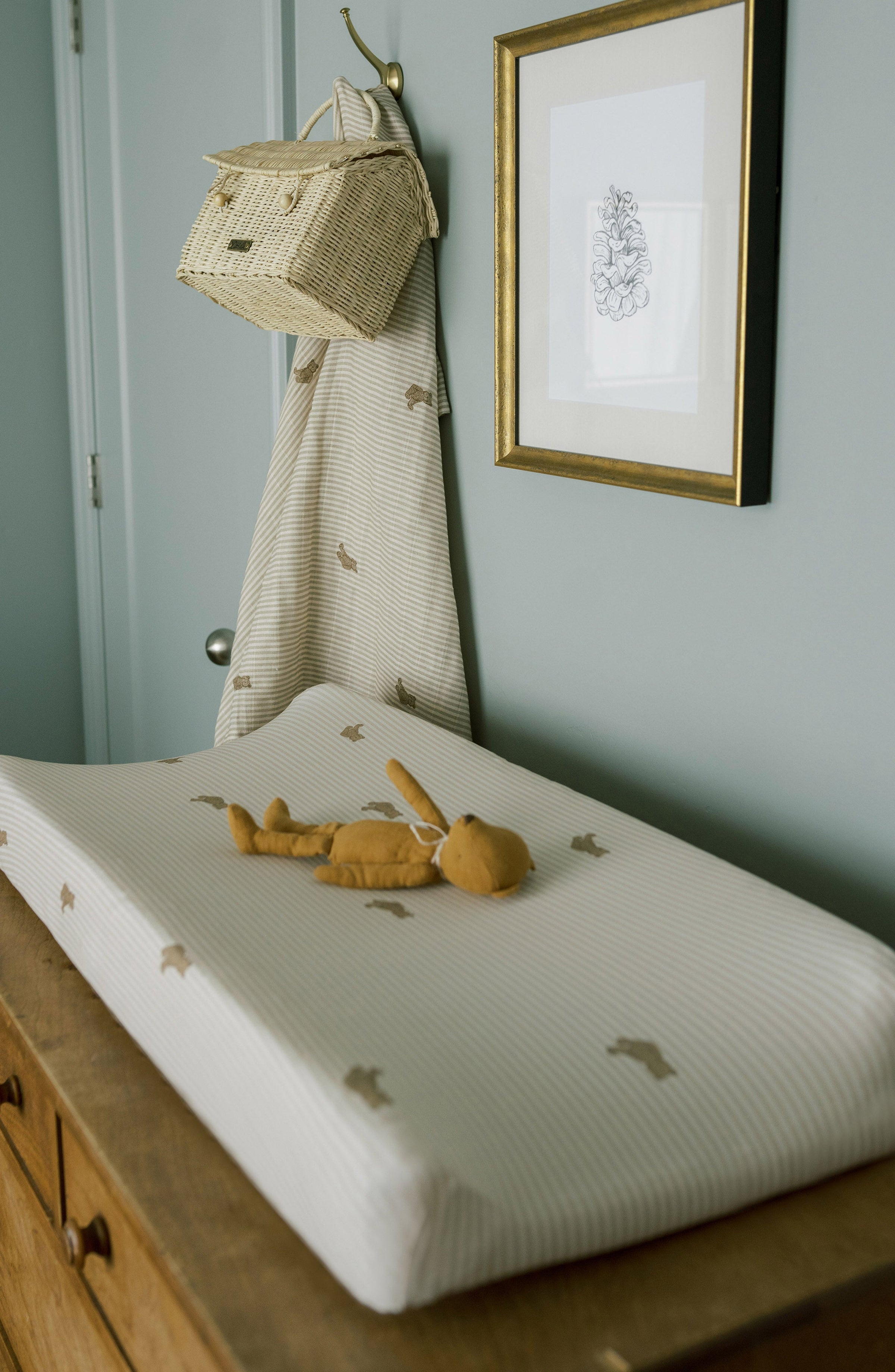 Oilo Bear Changing Pad Cover