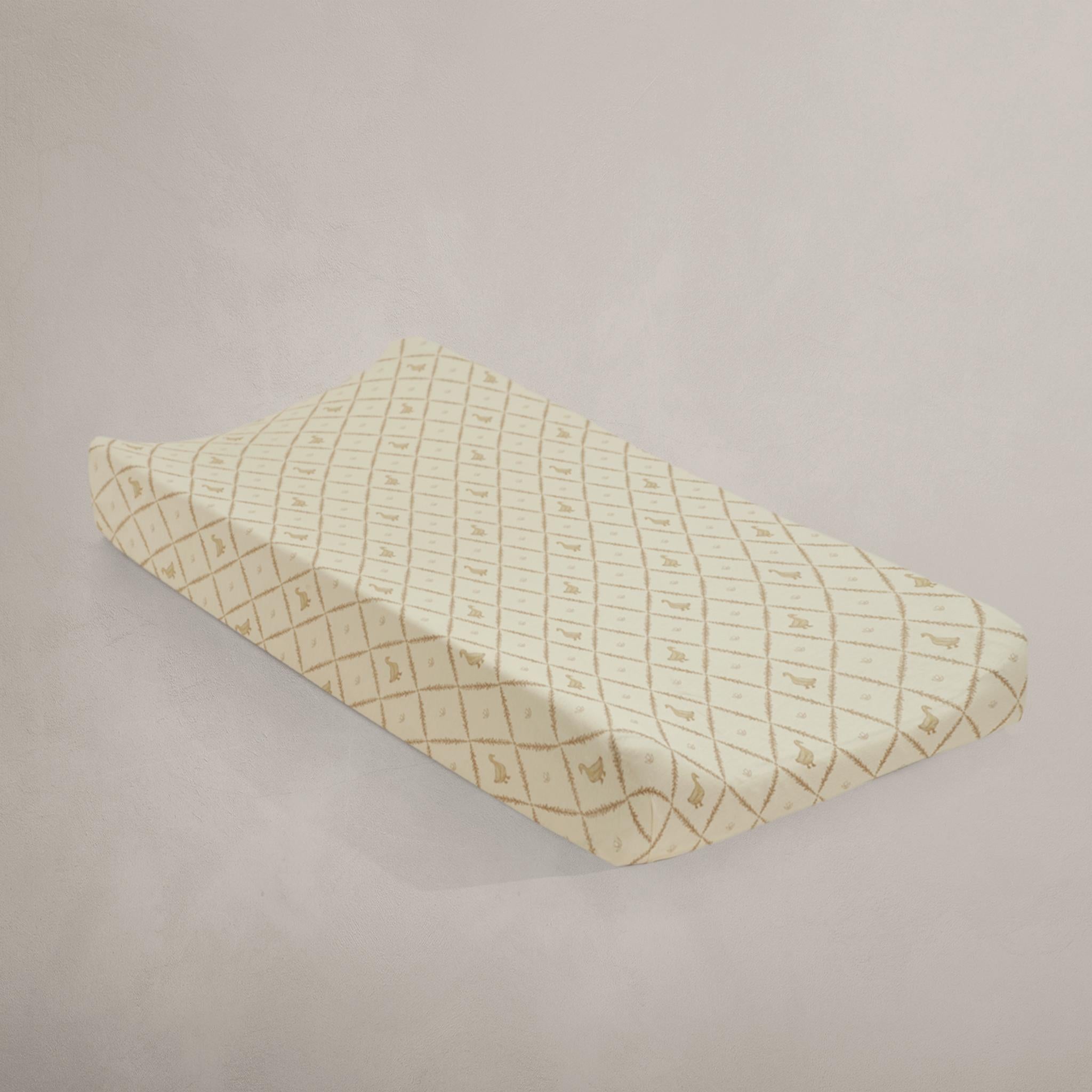 Oilo Butter Yellow Duck Convertible Moses Basket Sheet & Extra Small Changing Pad Cover