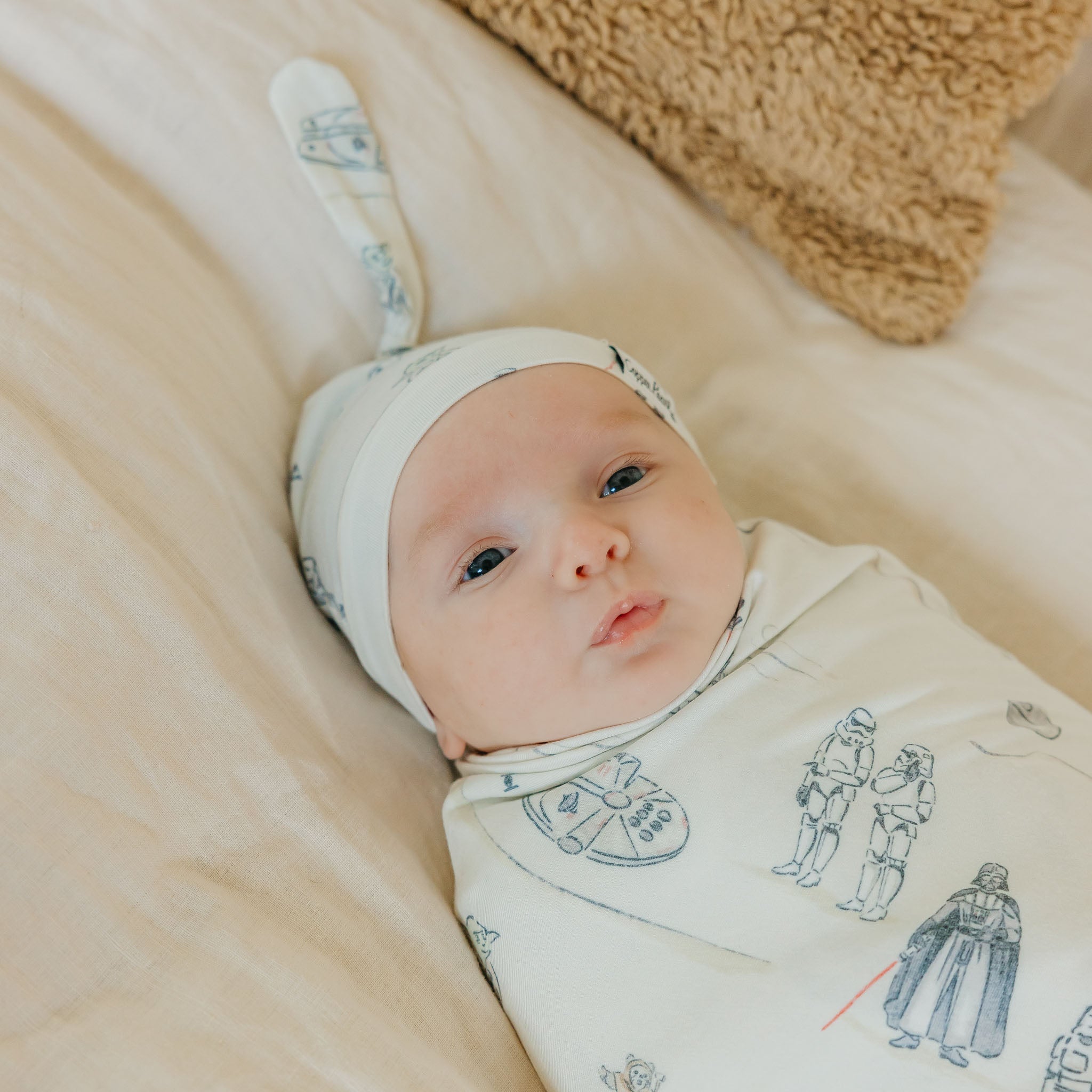 Copper Pearl Newborn Top Knit Hat | Tatooine