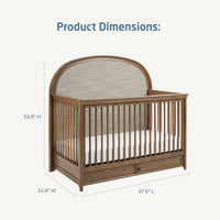 Maxi-Cosi Nursery Quiet Luxury 6-in-1 Convertible Crib with Toddler Bed/Daybed Conversion Kit | PRESALE
