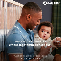 Maxi-Cosi Nursery Brisa 4-in-1 Convertible Crib with Toddler Bed/Daybed Conversion Kit | PRESALE