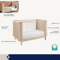 Maxi-Cosi Nursery Brisa 4-in-1 Convertible Crib with Toddler Bed/Daybed Conversion Kit | PRESALE