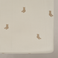 Oilo Bear Crib Sheet