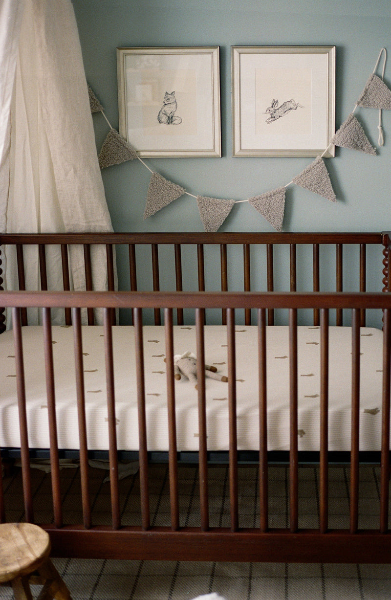 Oilo Bear Crib Sheet