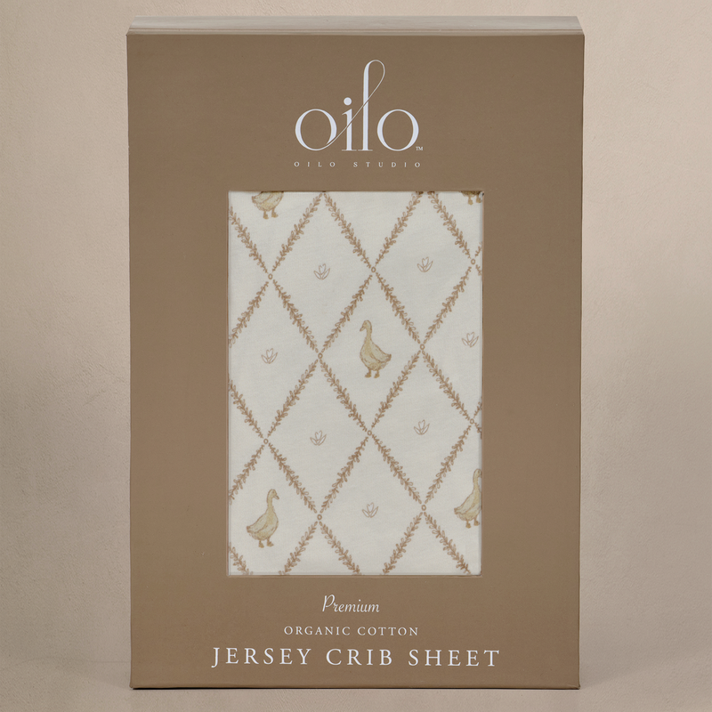 Oilo Duck Crib Sheet