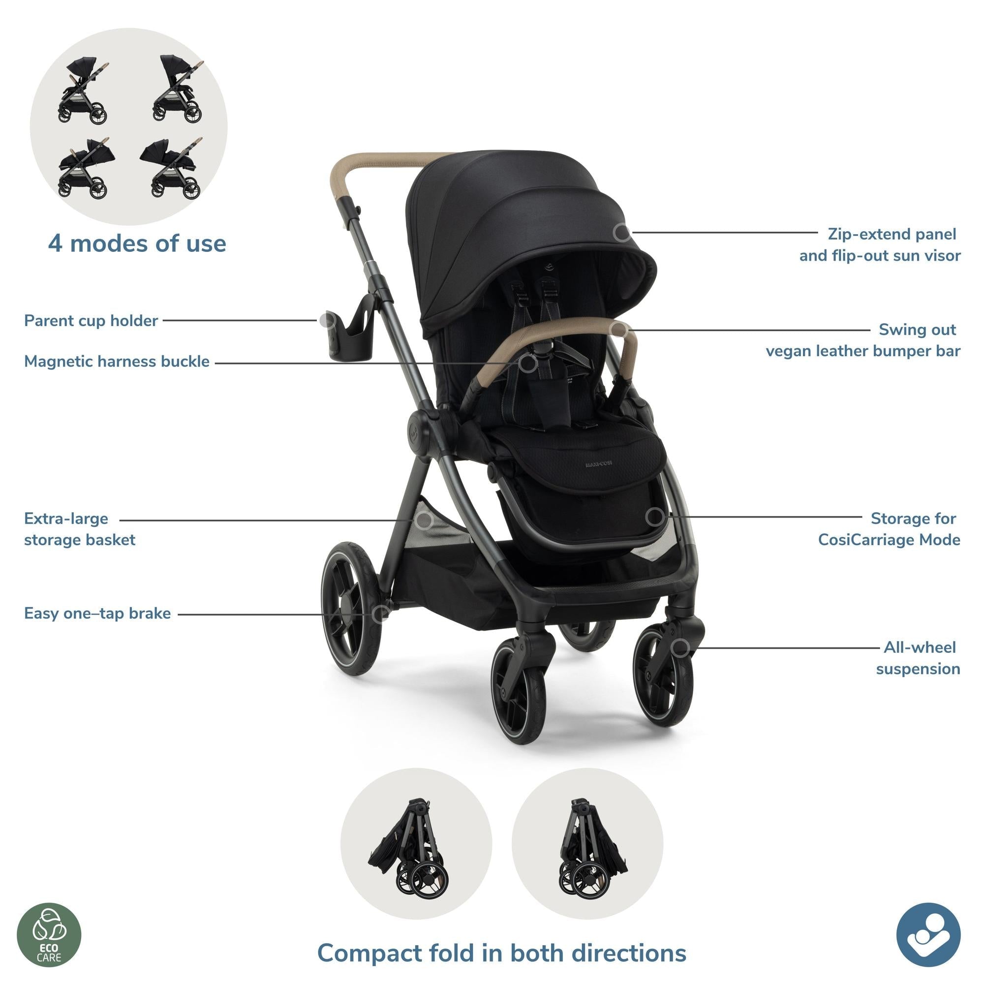 Maxi-Cosi Oxford Modular Stroller – Crib & Kids