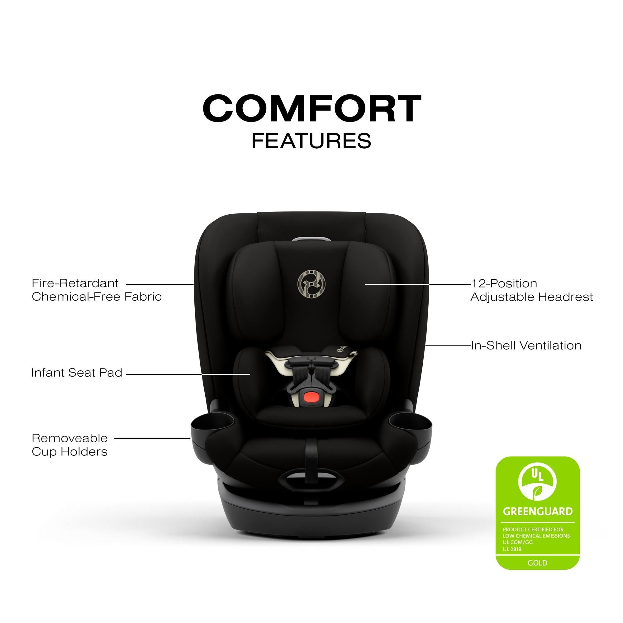 cybex car seat pads Cybex Callisto G 360 Select Rotating All-in-One Convertible Car Seat – Crib & Kids