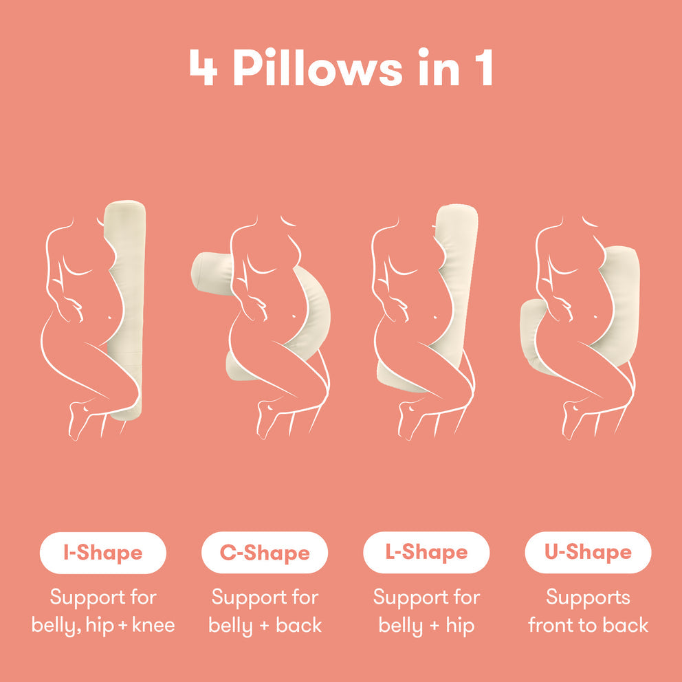 Compact Support 4-in-1 Pregnancy Pillow
