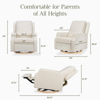 Namesake Crewe Recliner and Swivel Glider
