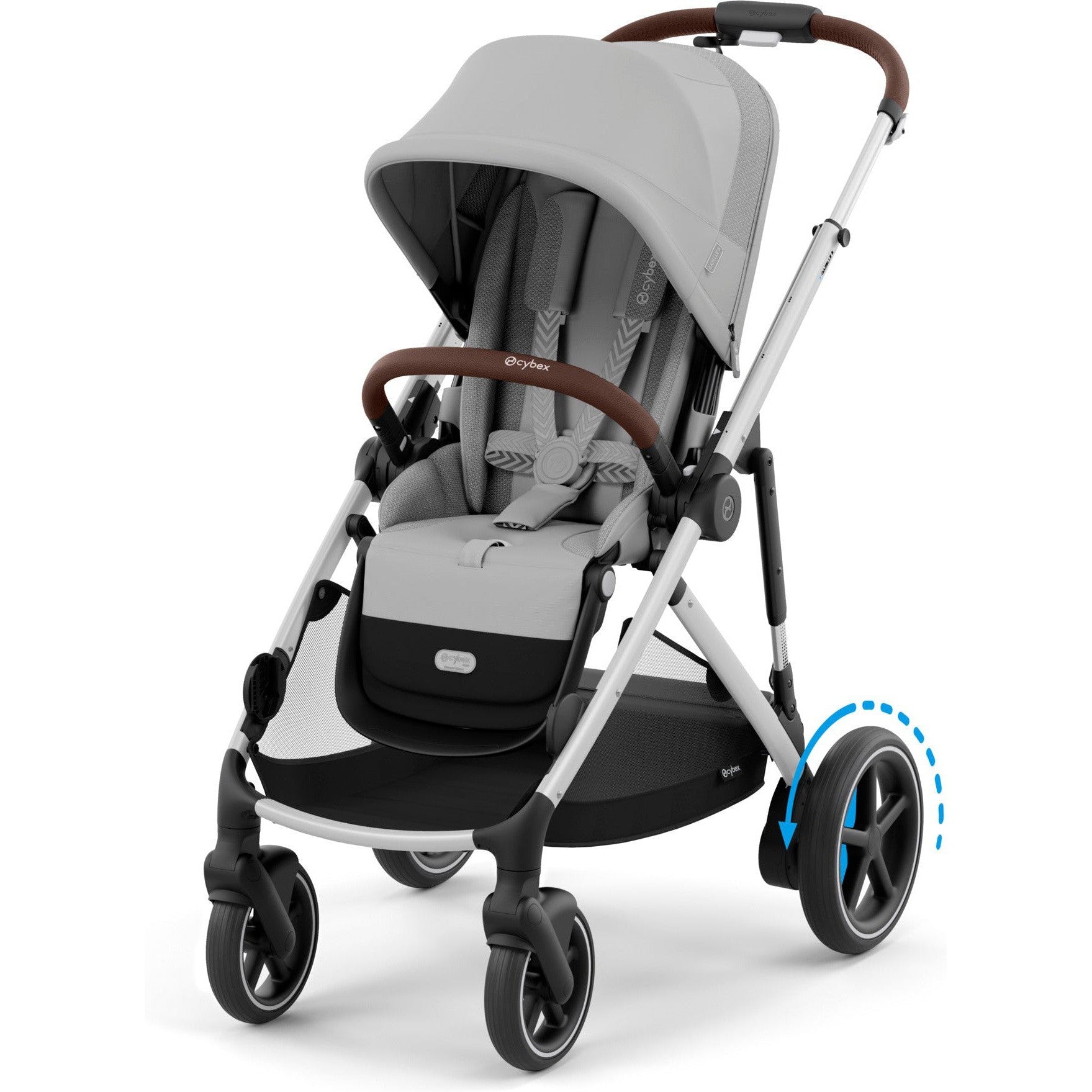 cybex new stroller Cybex e-Gazelle S Electronic Assist Single-to-Double Stroller – Crib & Kids