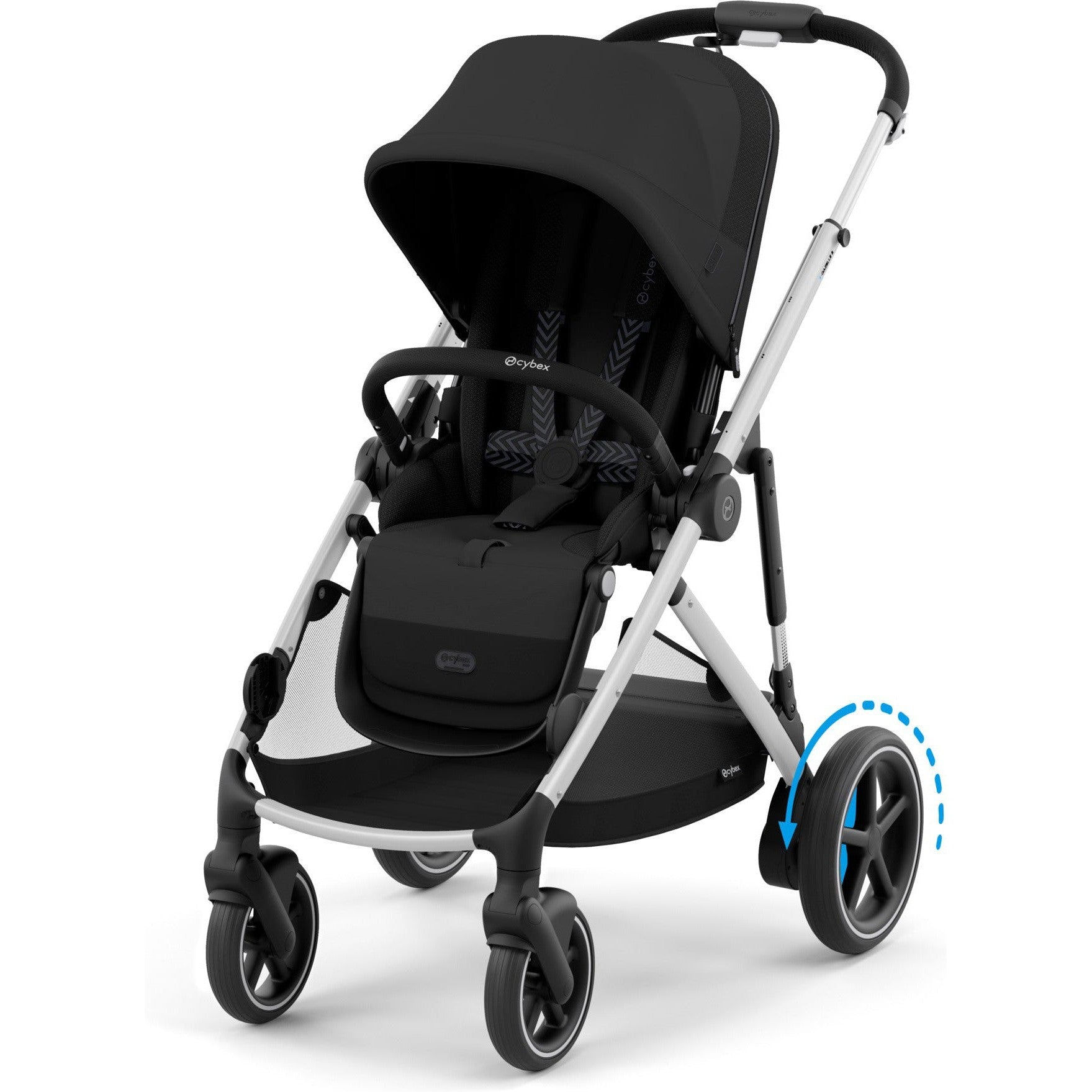 cybex glider Cybex e-Gazelle S Electronic Assist Single-to-Double Stroller – Crib & Kids