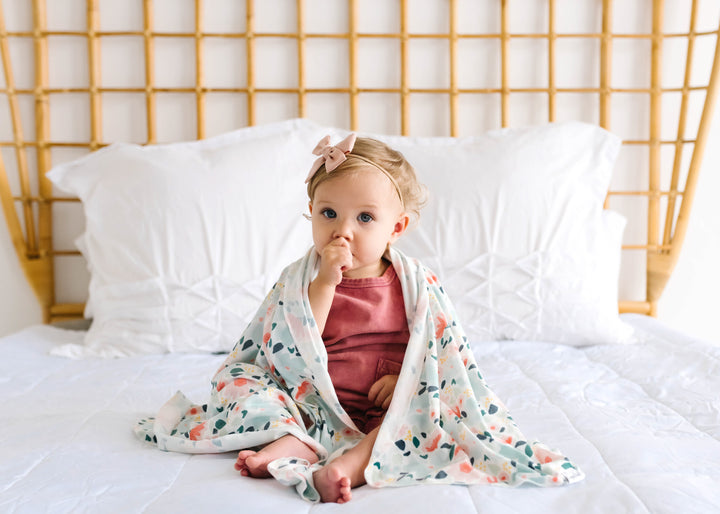Copper Pearl Swaddle Blanket | Leilani