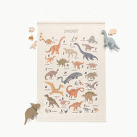 Gathre Dinosaur Alphabet Posters