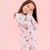 Magnetic Me Disney | Magnetic Me Princess Modal Magnetic No Drama Pajama Kids Long Sleeve Set