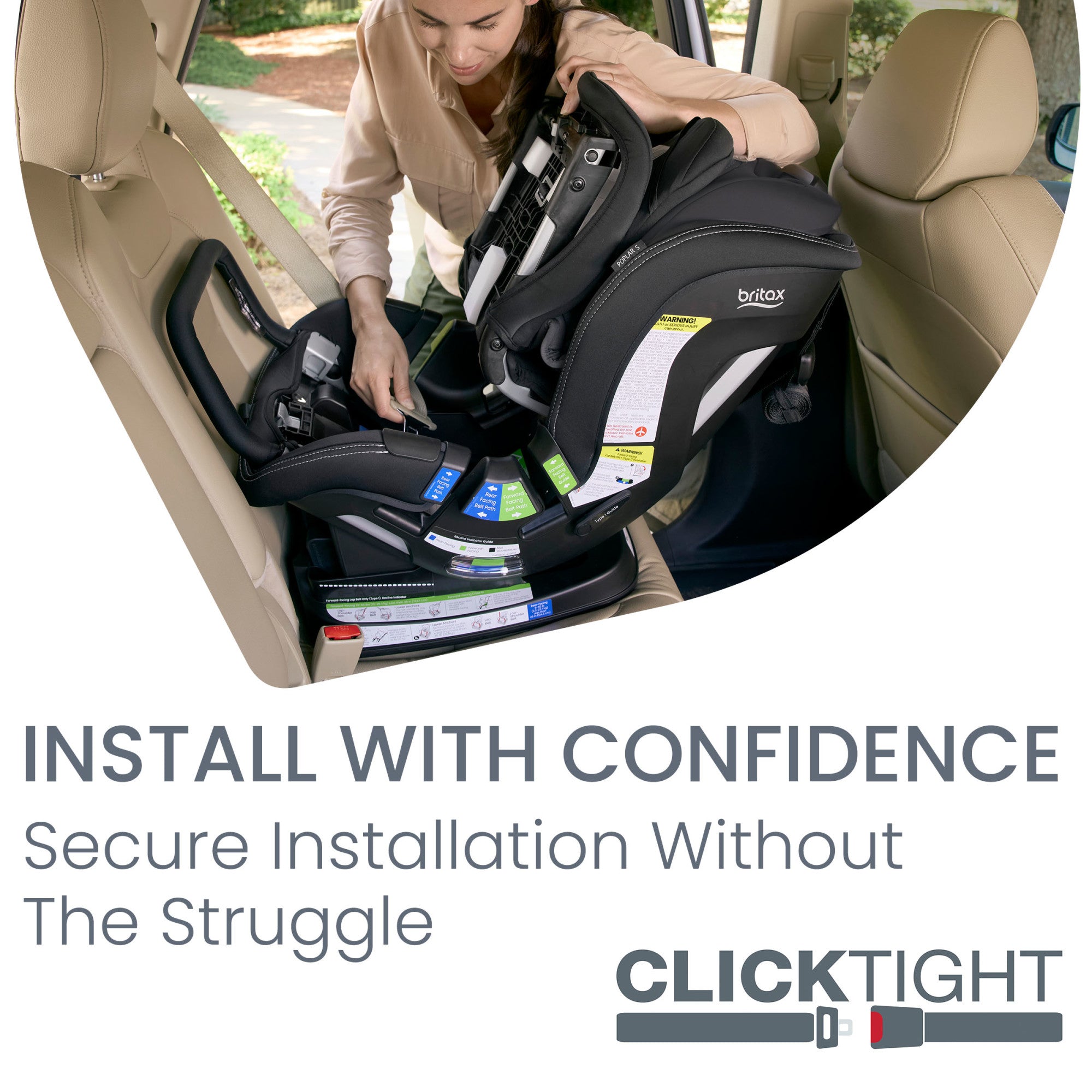 britax boulevard clicktight clean comfort Britax Poplar S Convertible 2-in-1 Car Seat with ClickTight – Crib & Kids