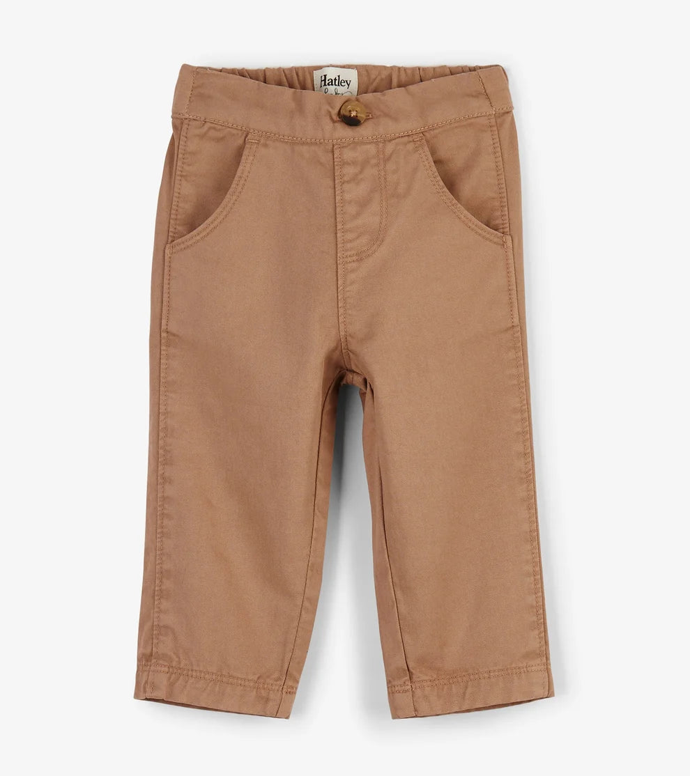 Hatley Khaki Baby Twill Pants