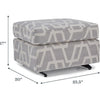 Storytime Glide Ottoman for Caroly & Gemily Gliders