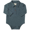 Me & Henry Seymour Pique Polo Onesie | China