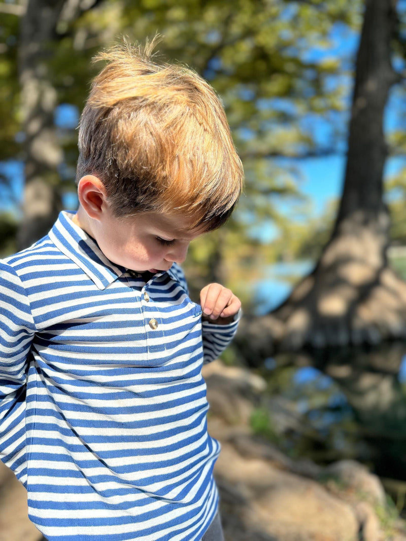 Me & Henry Spencer Polo | Navy/White