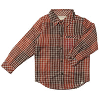 Me & Henry Rust Plaid Atwood Woven Shirt | Rust Plaid