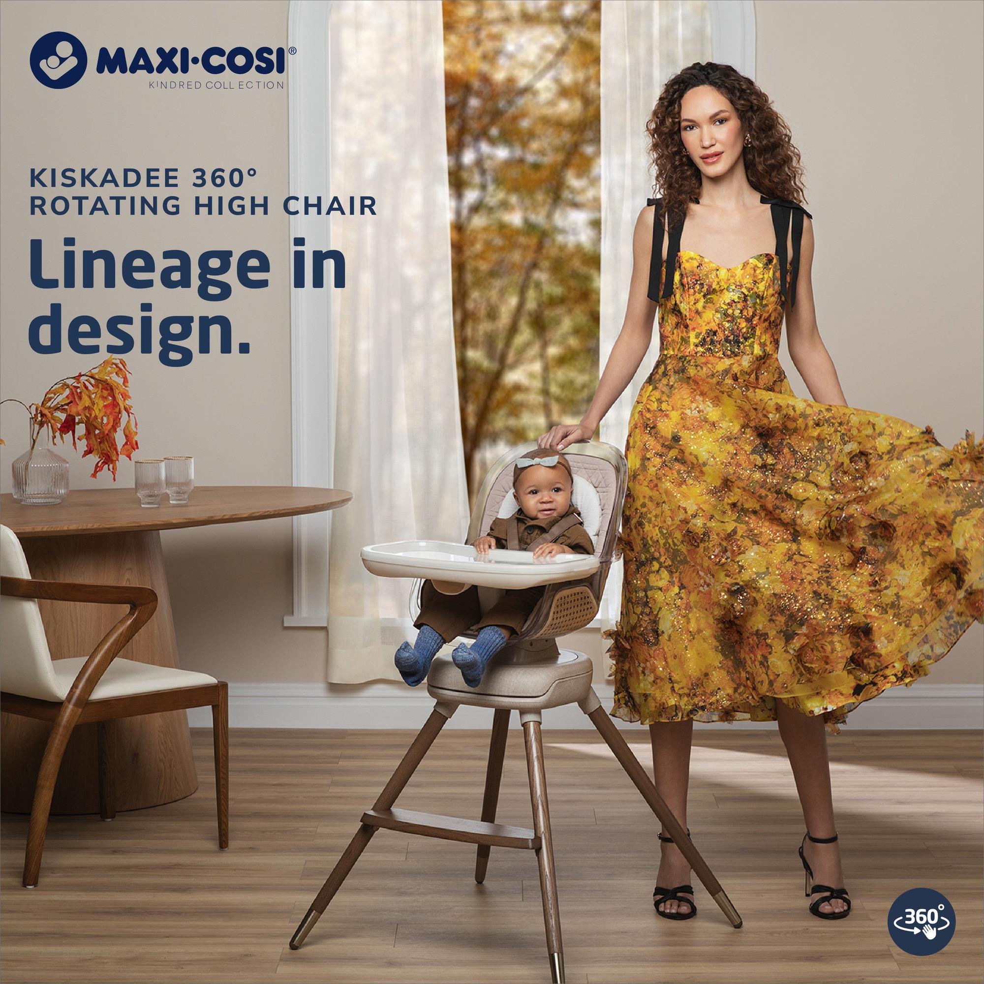 maxi cosi kindred Maxi-Cosi Kindred Kiskadee 360° Rotating High Chair – Crib & Kids