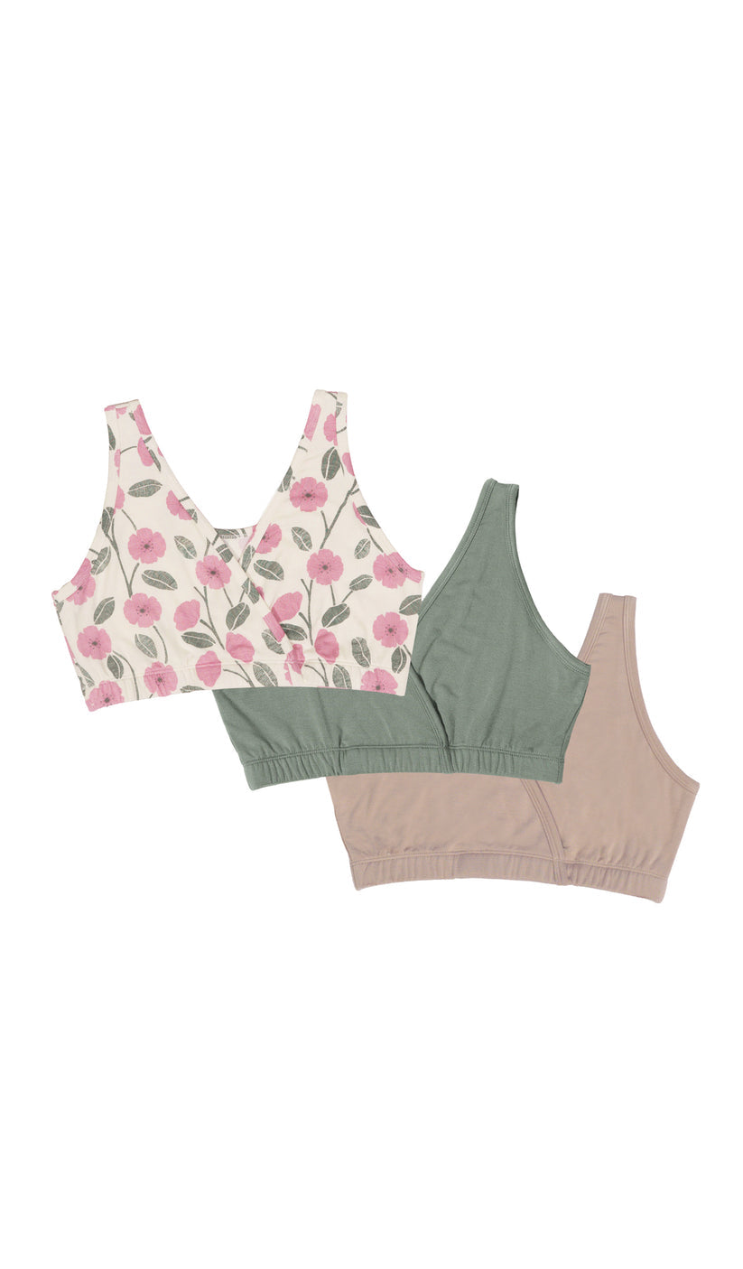 Everly Grey 3pk of Lounge Bras