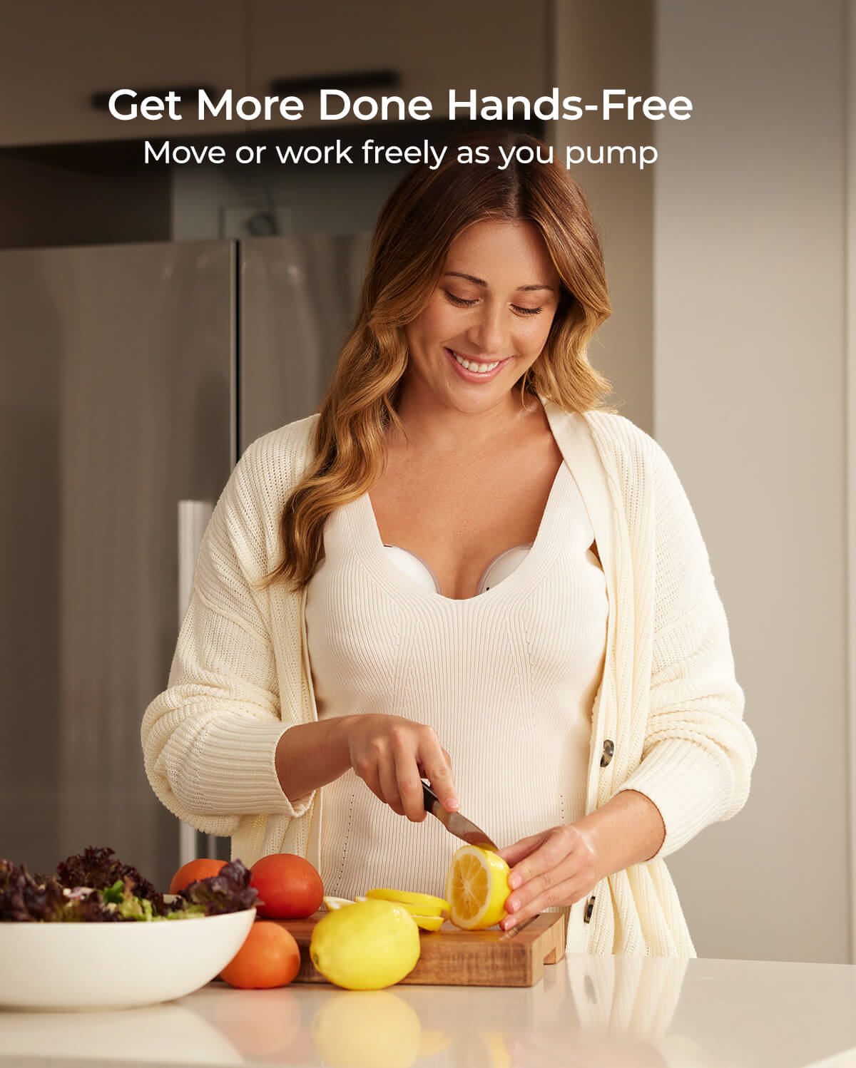 Momcozy M5 Smart Wearable Breast Pump | Upgraded with App Control