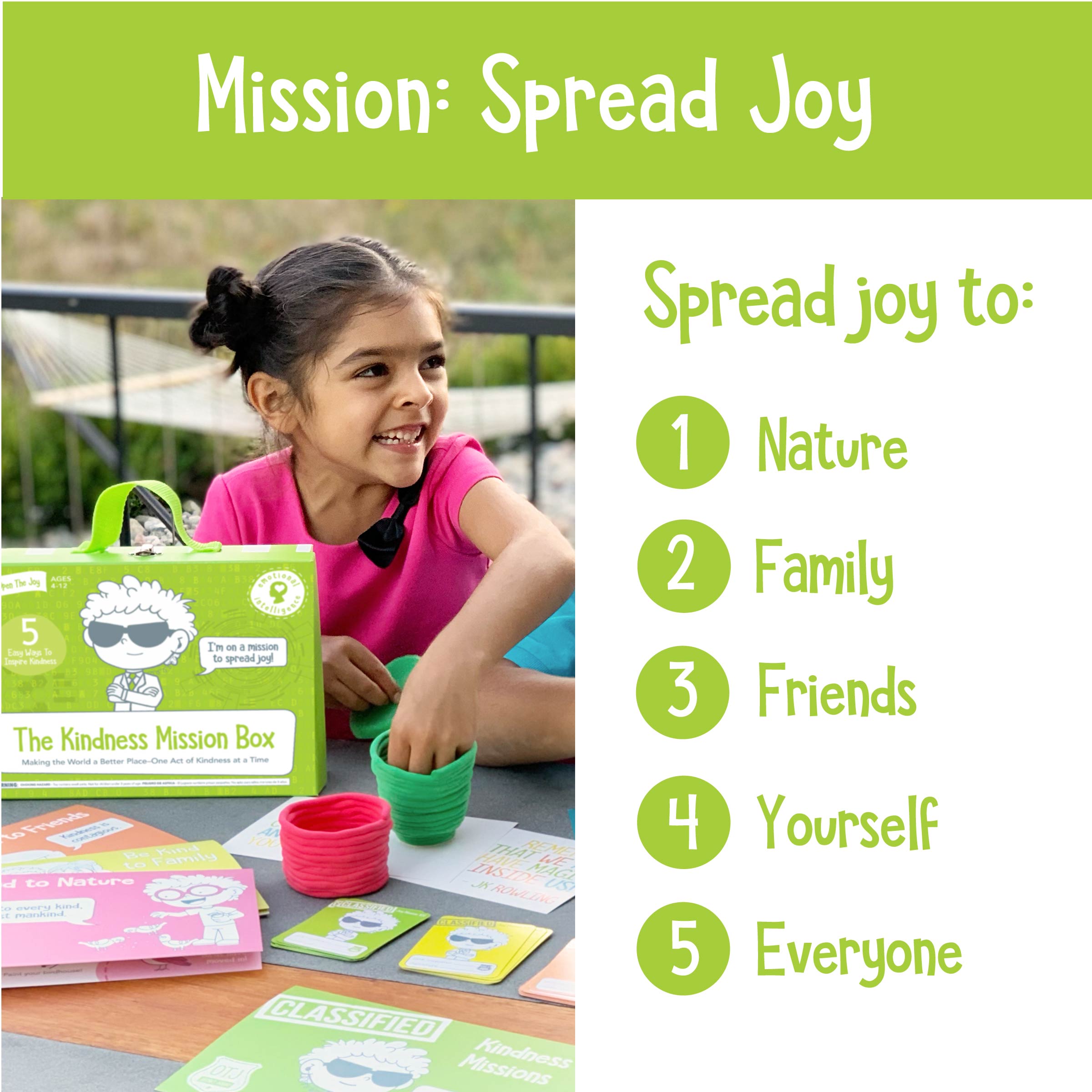 Open the Joy The Kindness Mission Box
