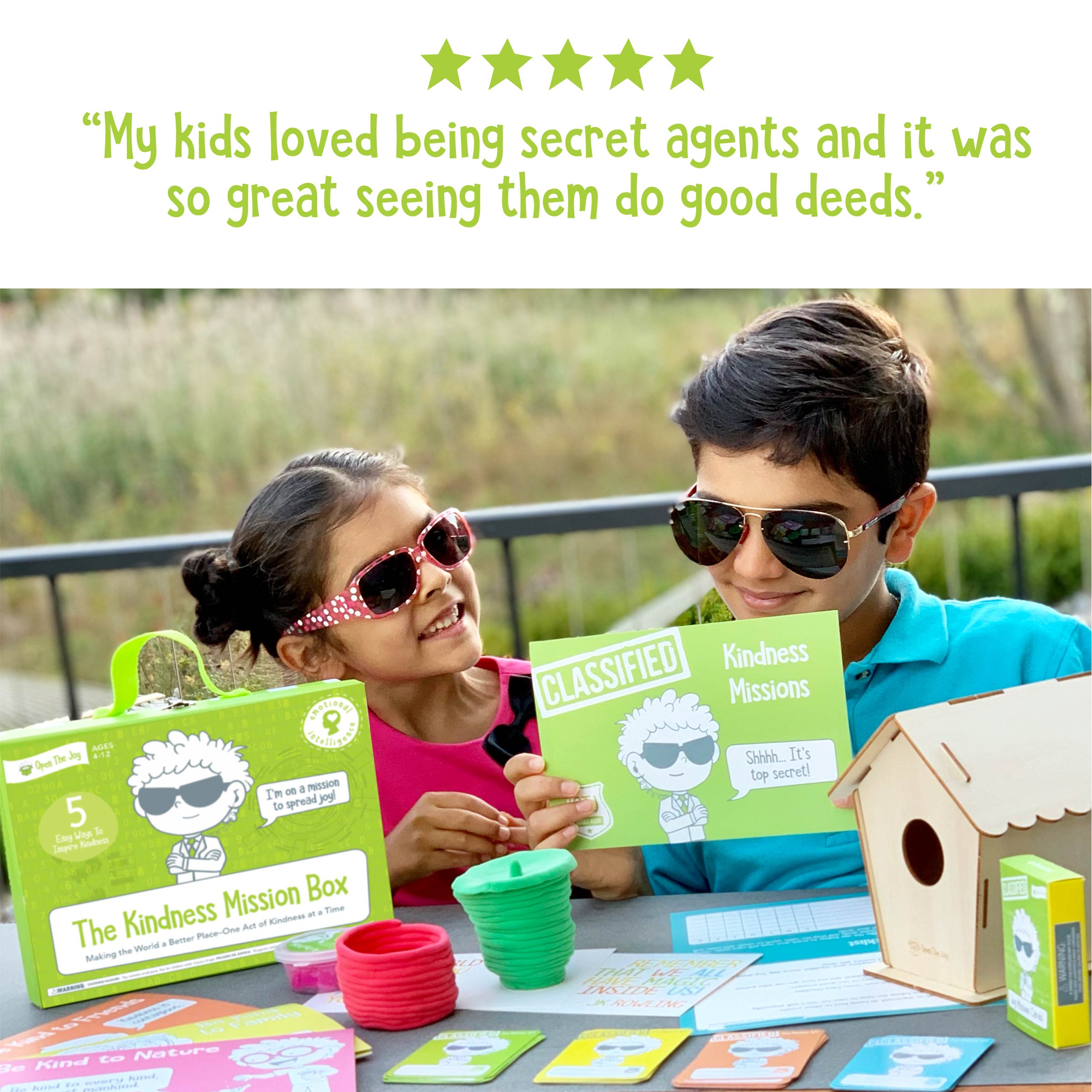 Open the Joy The Kindness Mission Box