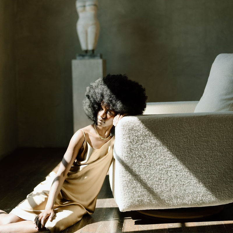 Olio Drew Recliner + Swivel Nursery Glider