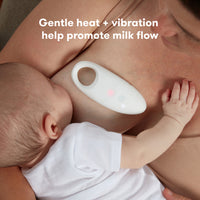 2-in-1 Heat and Vibration Lactation Massager