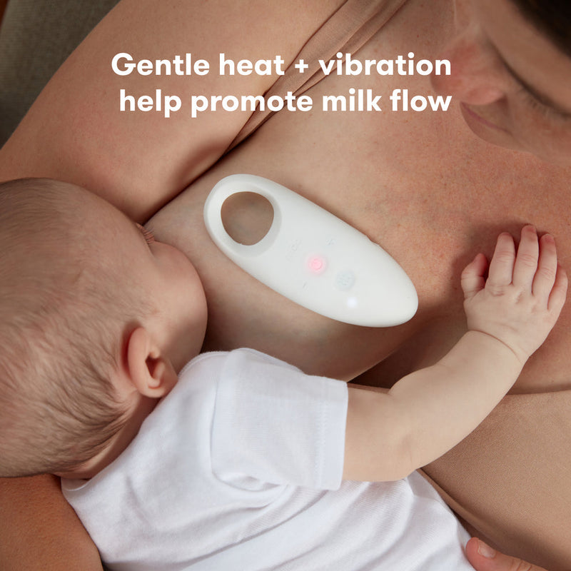 2-in-1 Heat and Vibration Lactation Massager