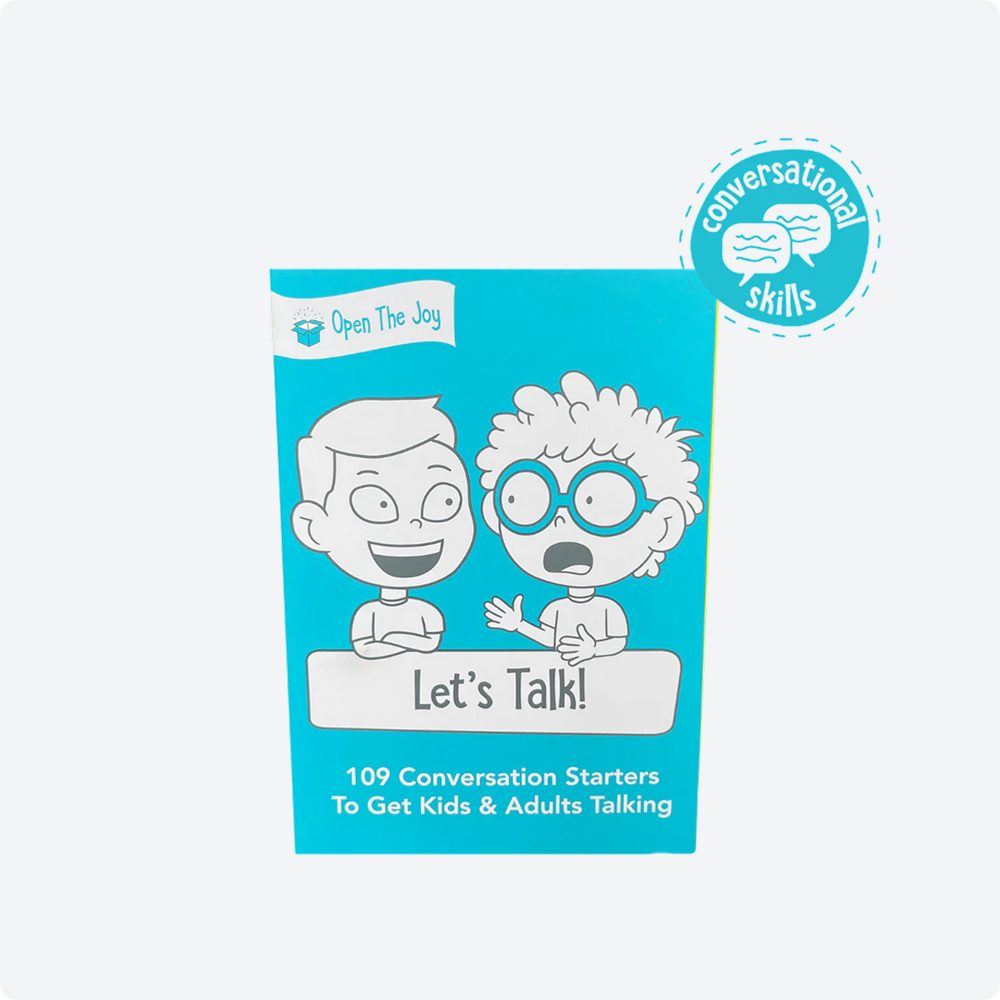 Open the Joy Let's Talk: Conversation Starters for Kids to Discuss Feelings