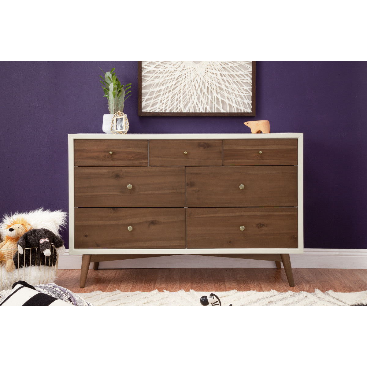 Babyletto Palma 7 Drawer Double Dresser Crib Kids