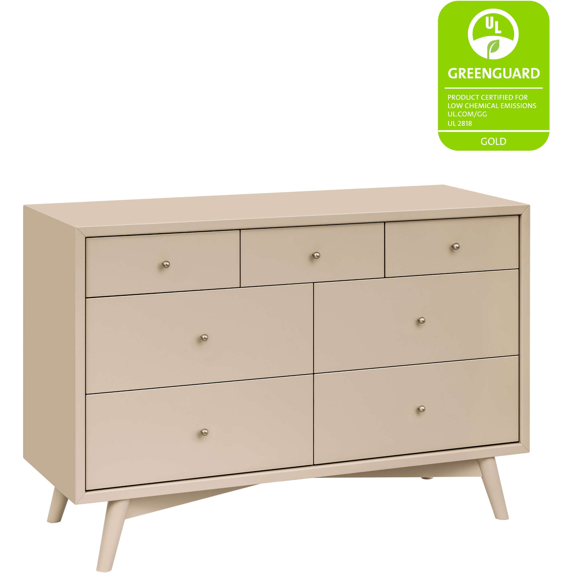 Babyletto Palma 7 Drawer Double Dresser Crib Kids