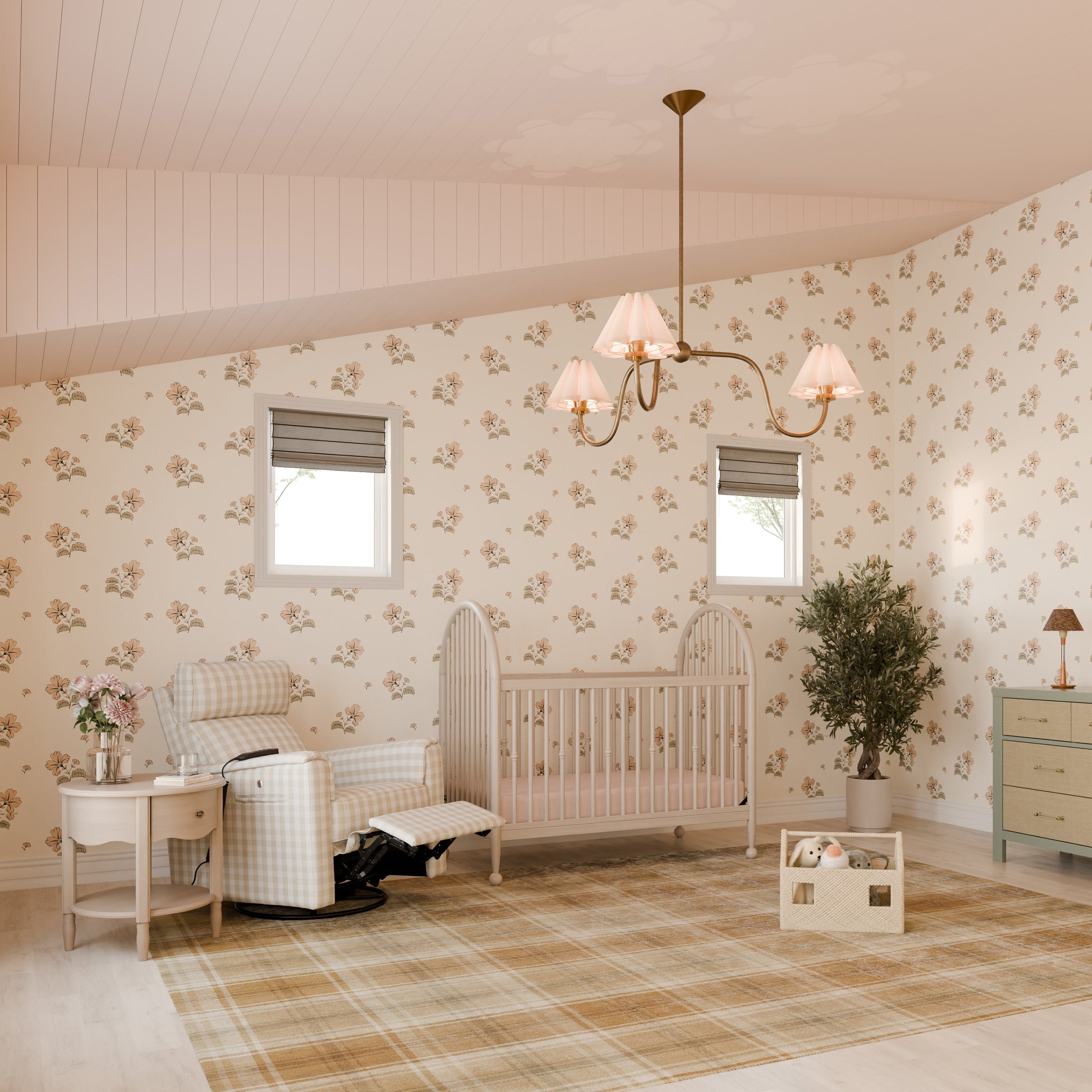 Namesake Willa Deluxe Power Recliner and Swivel Glider with Heat & Massage