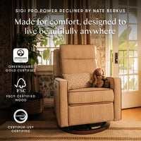Nate Berkus x Babyletto Sigi Pro Power Recliner