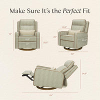 Nate Berkus x Babyletto Sigi Pro Power Recliner