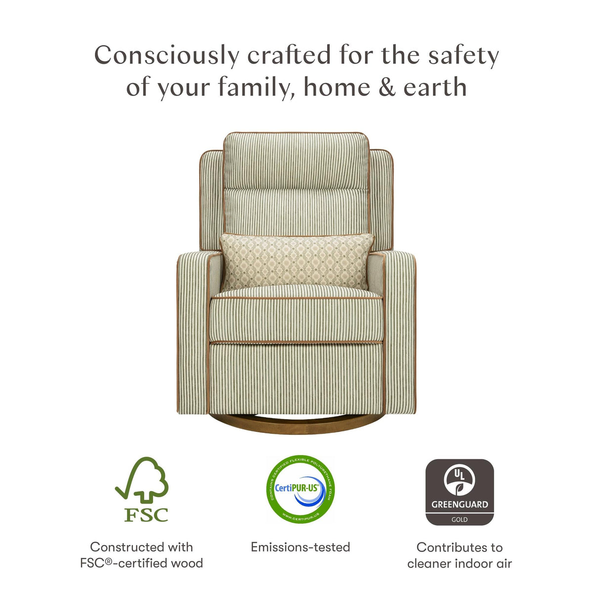 Nate Berkus x Babyletto Sigi Pro Power Recliner