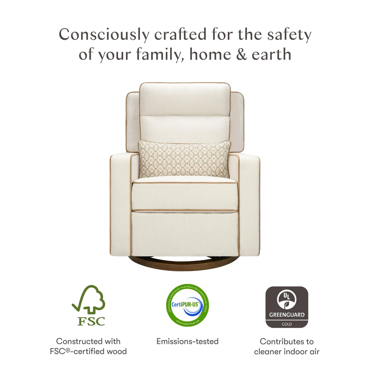 Nate Berkus x Babyletto Sigi Pro Power Recliner