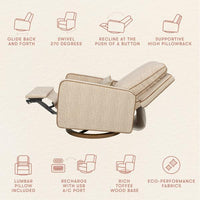 Nate Berkus x Babyletto Sigi Power Recliner
