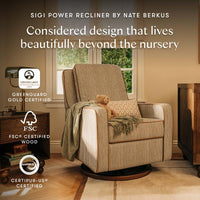 Nate Berkus x Babyletto Sigi Power Recliner