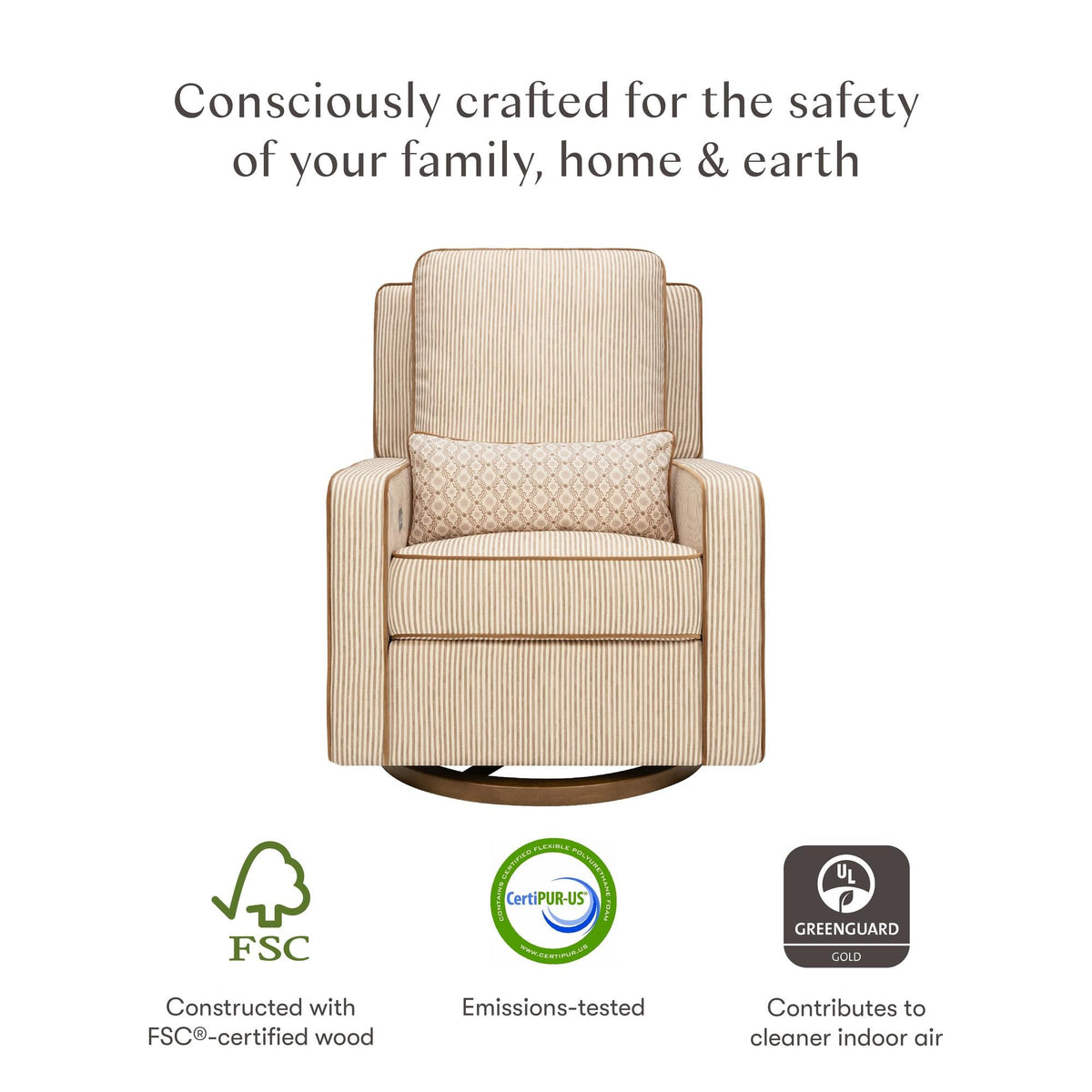 Nate Berkus x Babyletto Sigi Power Recliner