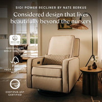 Nate Berkus x Babyletto Sigi Power Recliner