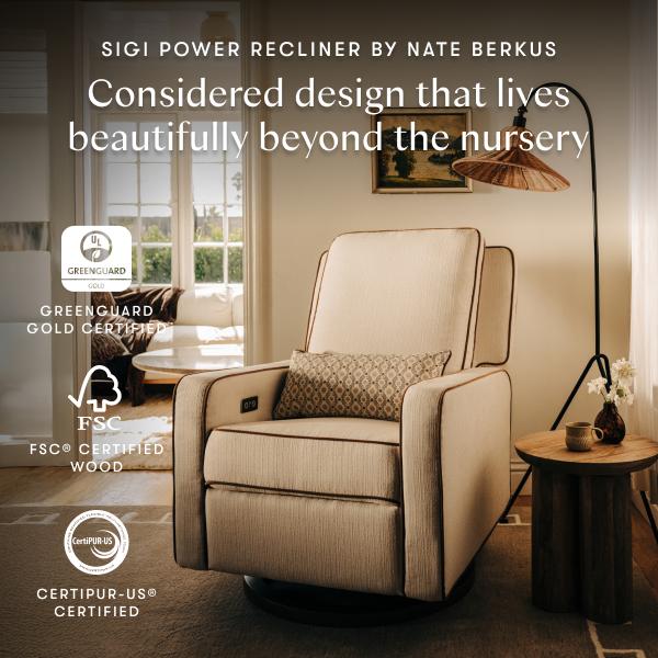 Nate Berkus x Babyletto Sigi Power Recliner