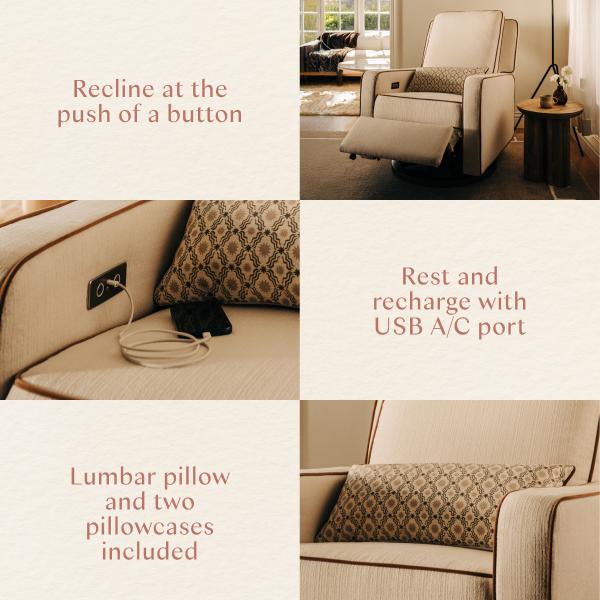 Nate Berkus x Babyletto Sigi Power Recliner