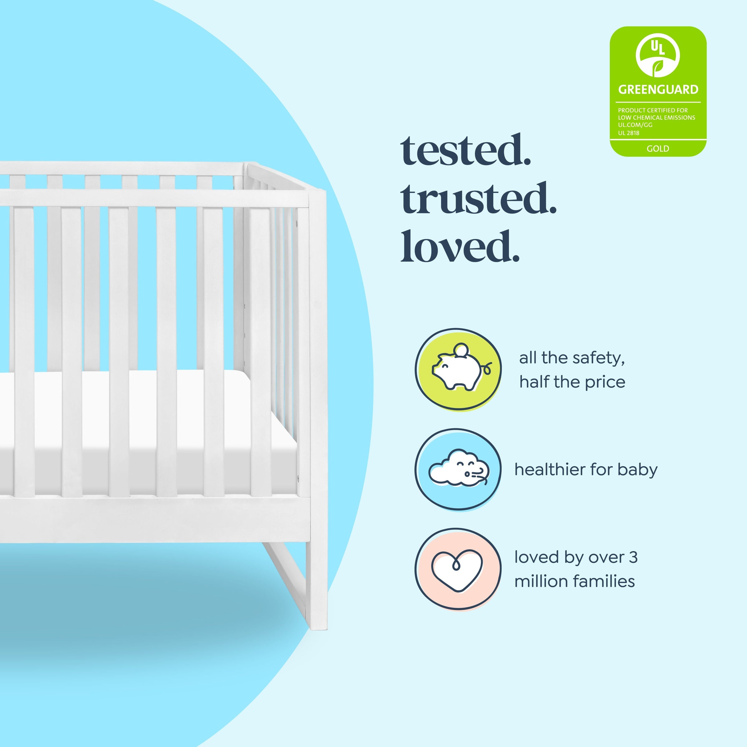 DaVinci Hunter 3-in-1 Convertible Crib