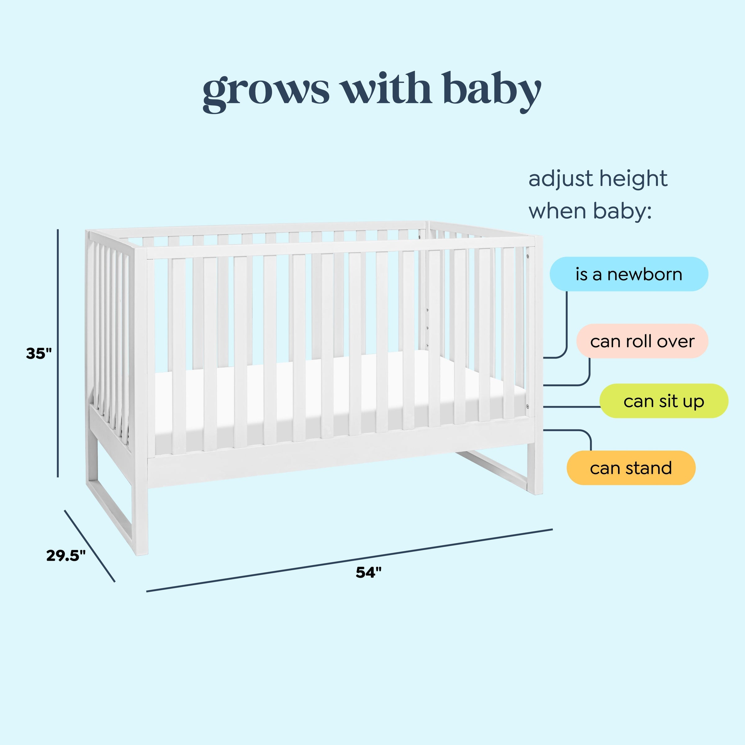 DaVinci Hunter 3-in-1 Convertible Crib