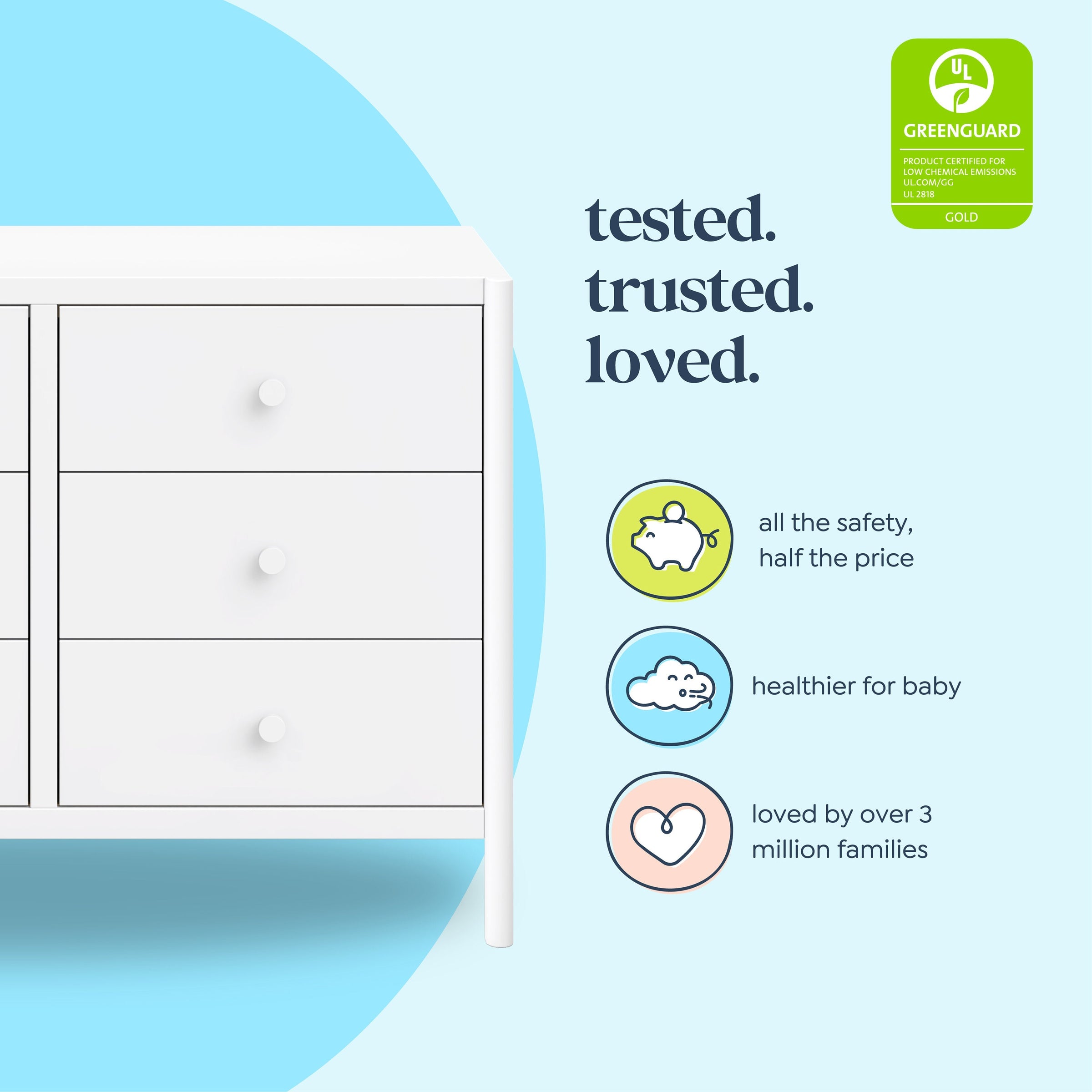 DaVinci Birdie 6-Drawer Dresser